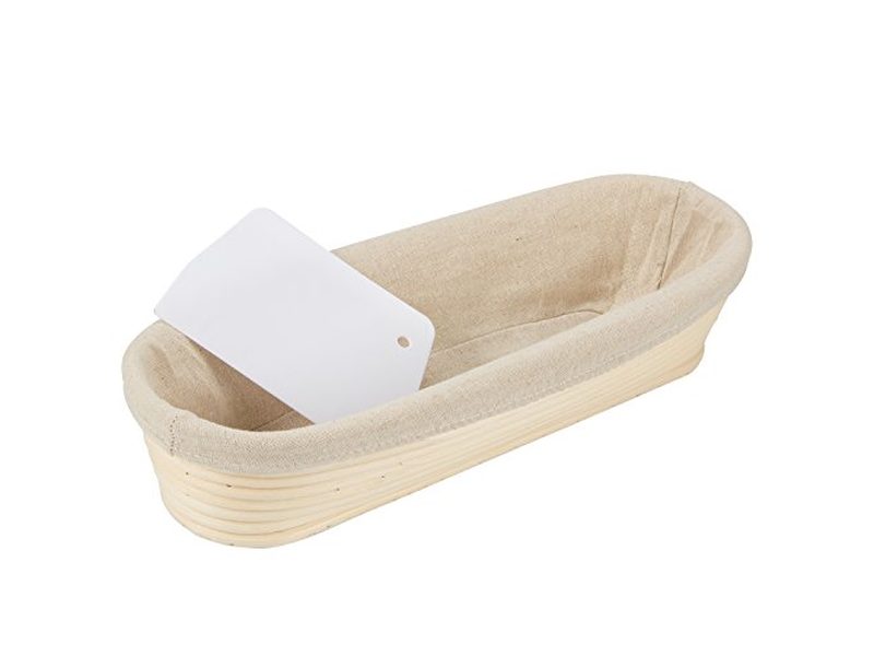 Подготовка баннетона к первому использованию, расстойка закваски без корзины для выпечки хлеба