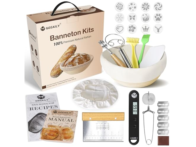 Силиконовая корзина баннетон, розовая, вкладыш для закваски, овальные наборы, натуральный ротанг, сделай сам