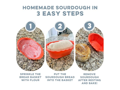 Силиконовая корзина для выпечки хлеба, подарочные корзины для закваски с предметами для маффинов и печенья