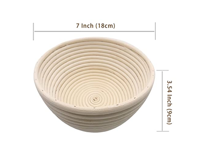 Французская плетеная корзина для расстойки из вьетнамского ротанга для закваски