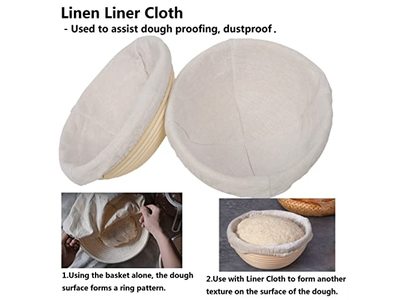 Французская плетеная корзина для расстойки из вьетнамского ротанга для закваски