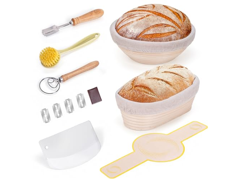 Ручная корзина с пластиковым скребком, различные формы, натуральный цвет