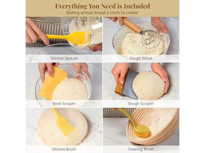 Корзина для расстойки в форме сердца, корзины для хлеба, лезвие для нарезки, мульти-форма баннетон