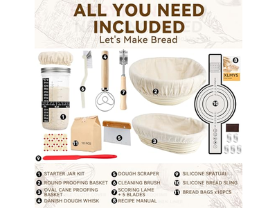 Горячие овальные баннетоны, корзина для расстойки хлеба, высококачественный набор баннетонов