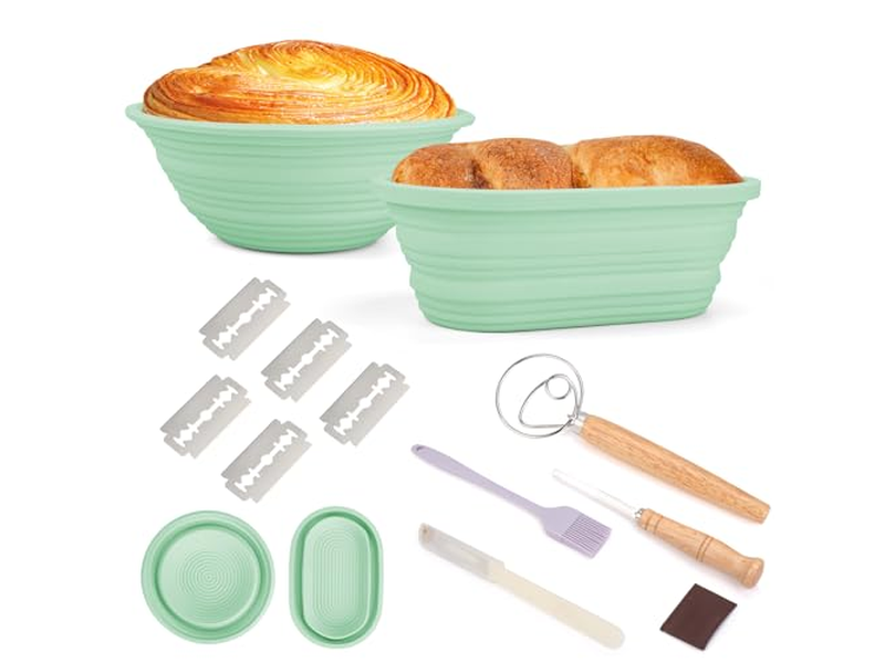 Индонезийская корзина для расстойки хлеба из ротанга, круглый набор 9 дюймов, опт