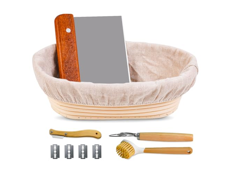 Овальный баннетон оптом, натуральный плетеный ротанг для багетов