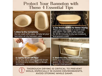 Профессиональная овальная форма для баннетона с еловым деревом и ротангом