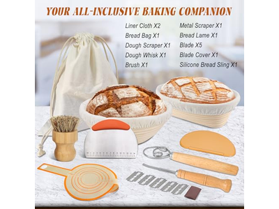 Пластиковые корзины для расстойки теста, овальная плетеная корзина для хлеба