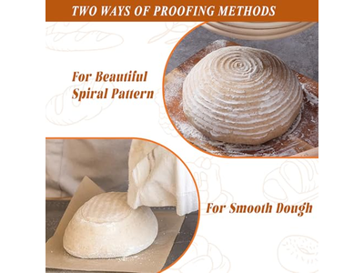 Пластиковые корзины для расстойки теста, овальная плетеная корзина для хлеба