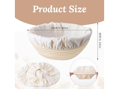 Пластиковые корзины для расстойки теста, корзина для заквасочного хлеба