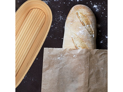 Подготовка баннетона к первому использованию, расстойка закваски без корзины для выпечки хлеба