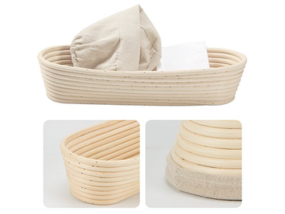 Подготовка баннетона к первому использованию, расстойка закваски без корзины для выпечки хлеба