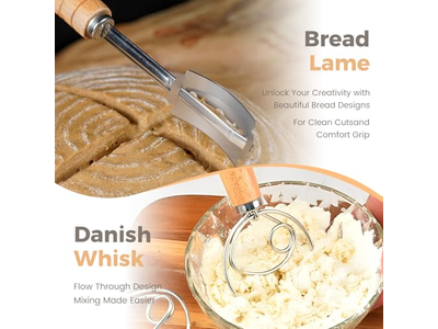 Корзина для расстойки, набор для ферментации с крышкой