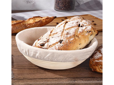 Корзина для расстойки для багетов, противней для теста пиццы с крышкой