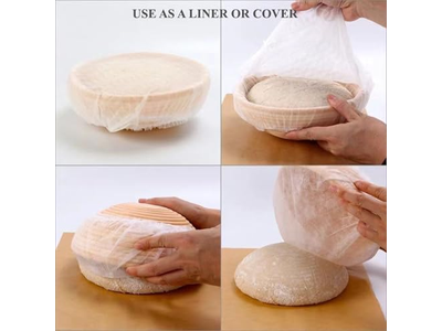 Корзина для расстойки с лезвием 13 см, баннетон с вкладышами, 9-дюймовые овальные прямоугольные