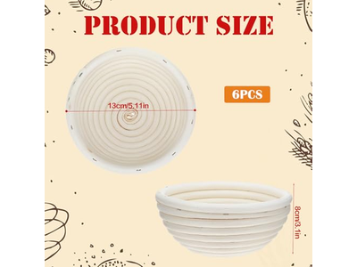 Корзина для расстойки, металлические корзины для выпечки в духовке для большого джутового хлеба