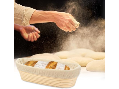 Корзины для расстойки закваски, овальная баннетон-корзина