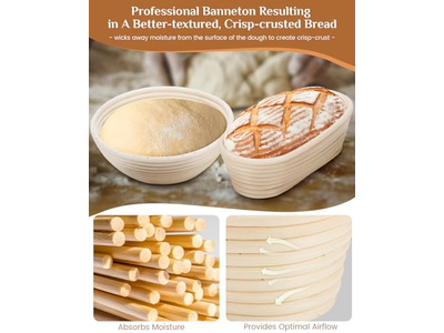 Корзины для расстойки закваски, корзина из ротанга с куполом для расстойки теста