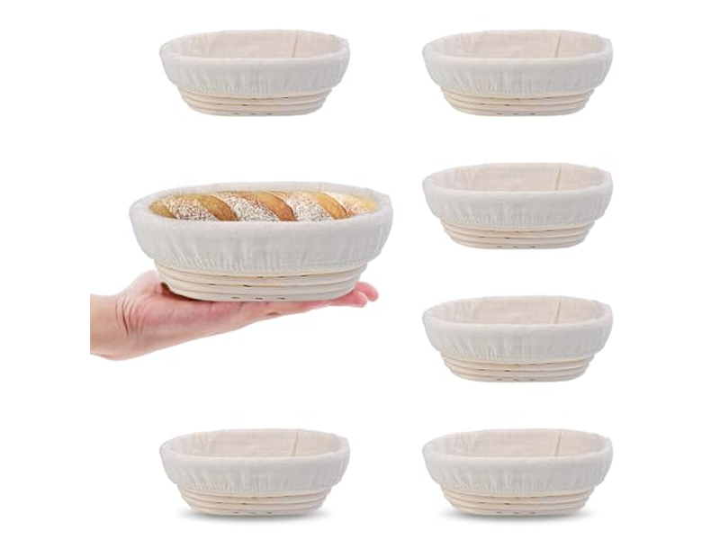 Ротанговая хлебная корзина с куполом, пасхальные формы для выпечки, круглые и овальные