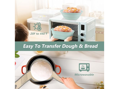 Кольцевая корзина для расстойки хлеба, различные дизайны, экологичный набор 15 дюймов