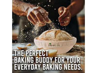 Корзина для ферментации хлеба, пекарня, с тканевым вкладышем, 12 дюймов, тростник