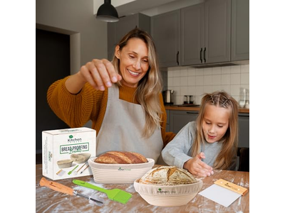 Корзина для ферментации хлеба, пекарня, с тканевым вкладышем, 12 дюймов, тростник