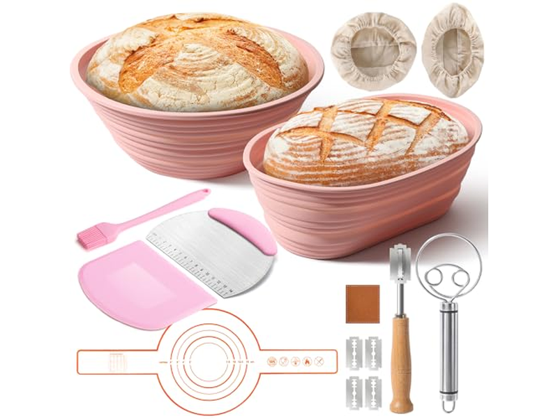 Круглая овальная корзина для ферментации, плетеный хлеб, PP баннетон, багет, торт, вязка