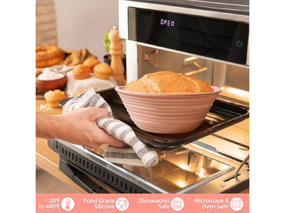 Круглая овальная корзина для ферментации, плетеный хлеб, PP баннетон, багет, торт, вязка